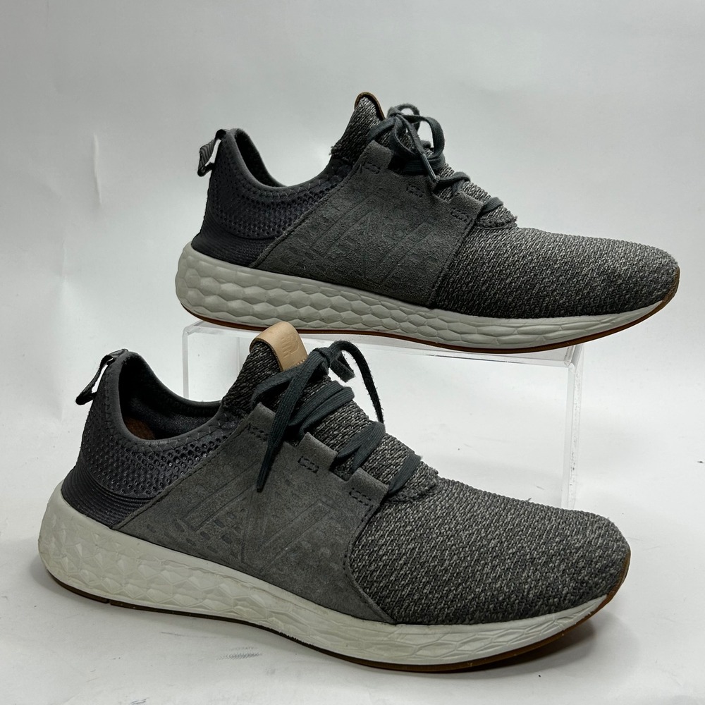 New Balance Fresh Foam‎ Cruz Mens Gray Running Shoes Sneakers Size 9.5 US MCZRU